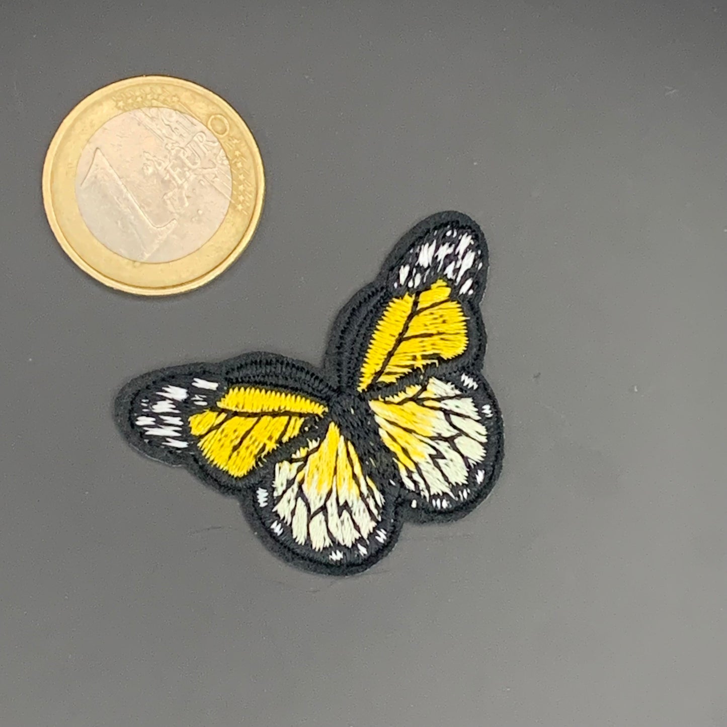 Butterfly Yellow Badge