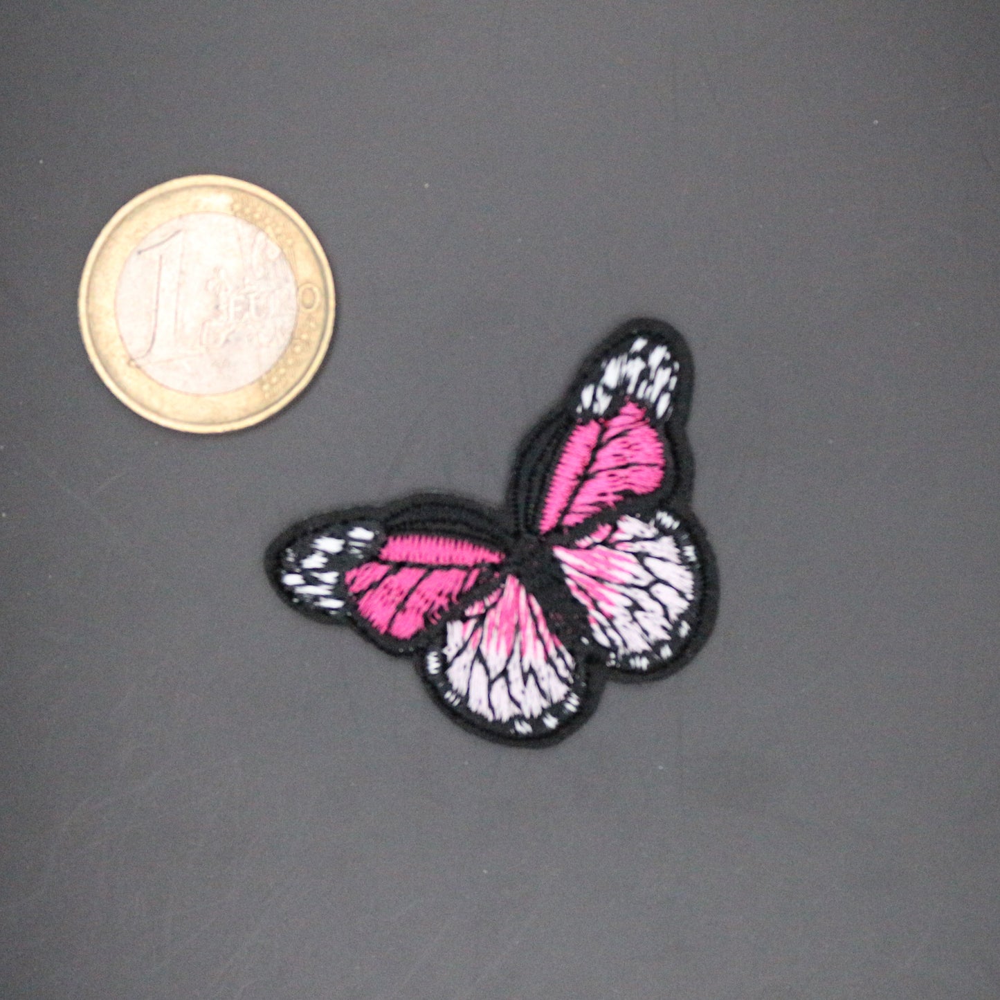 2 Butterflies Blue Patch