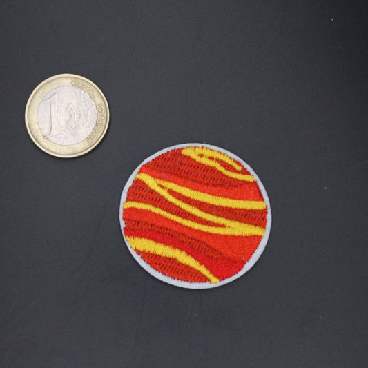 Planet Red Yellow Insignia